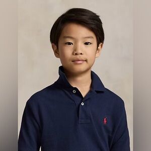 Polo by Ralph Lauren Kids' Polo Shirt in Navy with Red Logo XL (18-20)